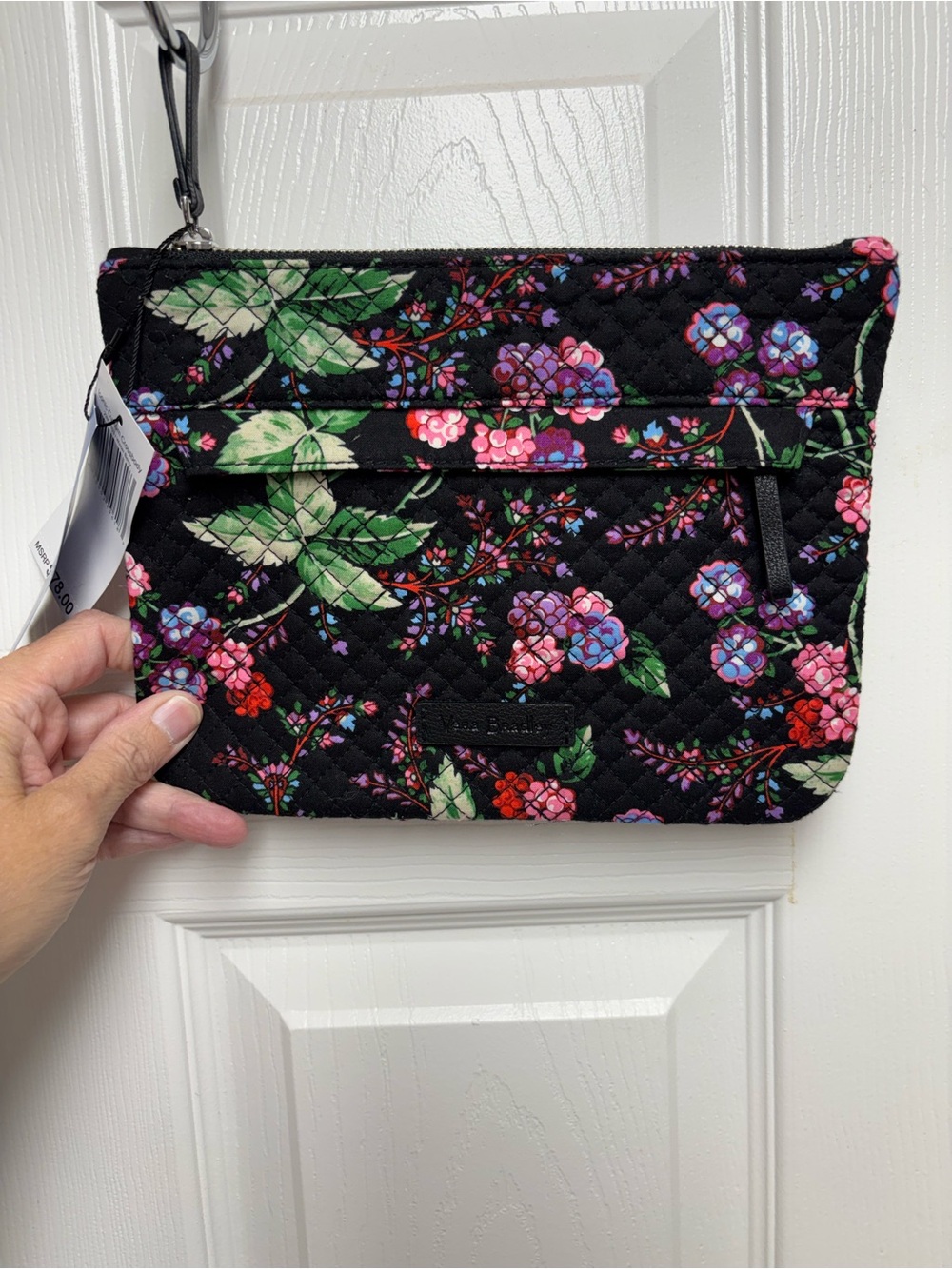 NWT Vera Bradley Iconic RFID Custom Crossbody Wristlet Winter Berry Retired